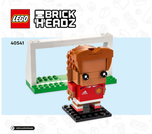 LEGO Manchester United Go Backstein Me 40541 Instructions