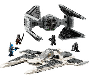 LEGO Mandalorian Fang Fighter vs TIE Interceptor Set 75348