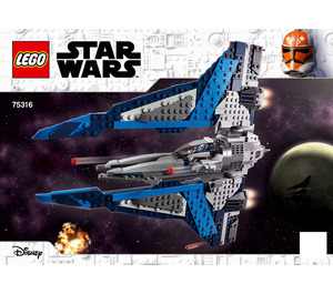 LEGO Mandalorian Starfighter Set 75316 Instructions