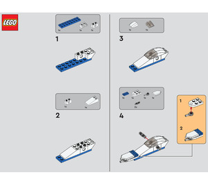 LEGO Mandalorian Starfighter 912287 Instructions