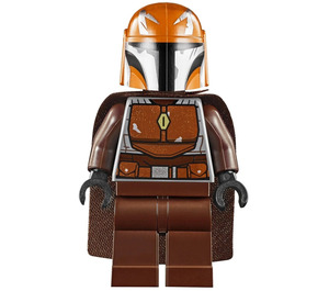 LEGO Mandalorian Tribe Warrior z Ciemna pomarańcza Kask Minifigurka