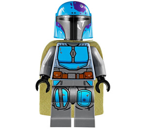 LEGO Mandalorian Warrior mit Dark Azure Helm Minifigur