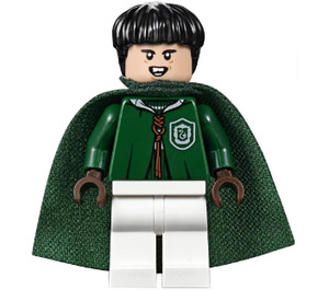 LEGO Marcus Flint i Slytherin Quidditch Uniform Minifigur