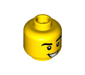 LEGO Mariachi Minifigure Head (Recessed Solid Stud) (3626 / 27970)