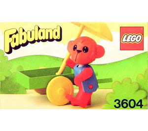 LEGO Mark Monkey with his Fruit Stall Set 3604