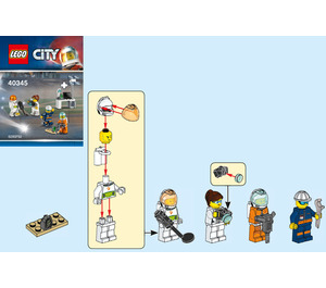 LEGO Mars Exploration Minifigure Pack 40345 Instructions
