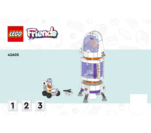 LEGO Mars Ruimte Basis en Raket 42605 Instructions