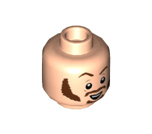 LEGO Marv Minifigure Head (Recessed Solid Stud) (3626 / 78870)