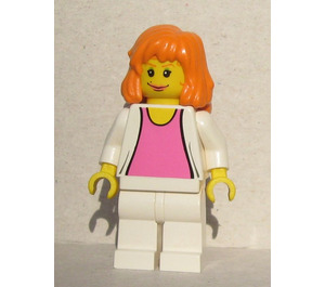 LEGO Mary Jane med Vit Jacka Minifigur