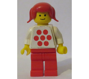 LEGO Mary med Hvit Overkropp med Rød Dots Minifigur