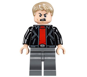 LEGO Masked Robber - Blauw Masker, Rood Shirt minifiguur