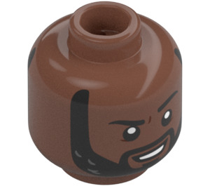 LEGO Master Mordo Minifigure Head (Recessed Solid Stud) (3626 / 100584)