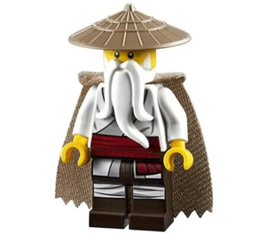 LEGO Master Wu s Bílá Robe s Plášť Minifigurka