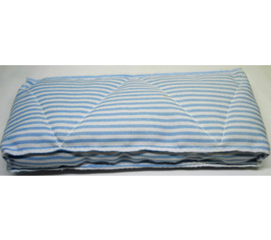 LEGO Mattress 6 x 14 mit Blau Streifen (51161)