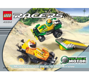 LEGO Maverick Sprinter & Hot Arrow Set 4594 Instructions