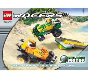 LEGO Maverick Sprinter & Hot Arrow 4594 Instruktioner