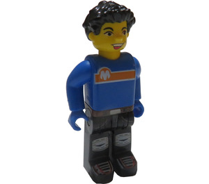 LEGO Max Blå Skjorte Minifigur