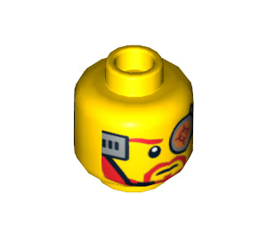 LEGO Max Solarflare Head (Recessed Solid Stud) (14431)