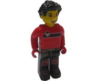 LEGO Max con Rojo Camisa y Negro Pants Minifigura