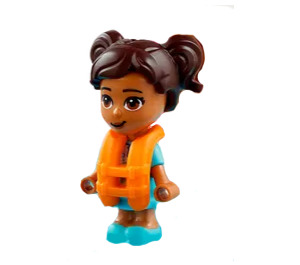 LEGO Maya med Redningsvest Minifigur