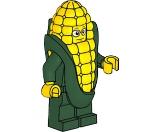 LEGO Mayor Fleck in Corn Cob Kostuum Minifiguur