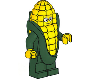 LEGO Mayor Fleck im Corn Cob Costume Minifigur