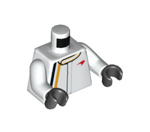 LEGO Mclaren Conductor Minifigura Torso (973 / 76382)