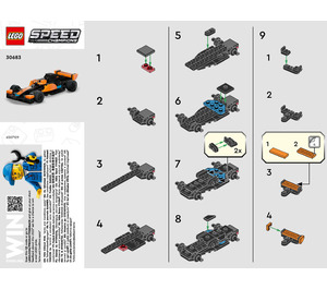 LEGO McLaren Formula 1 Car Set 30683 Instructions