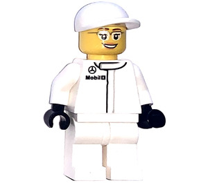 LEGO Mclaren Mercedes Vrouwelijk Pit Crew Member Minifiguur