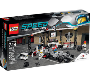 LEGO McLaren Mercedes Pit Stop Set 75911 Packaging