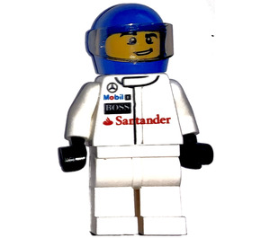 LEGO McLaren Mercedes Race Car Driver Minifigure