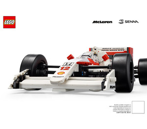 LEGO McLaren MP4/4 & Ayrton Senna 10330 Instructies