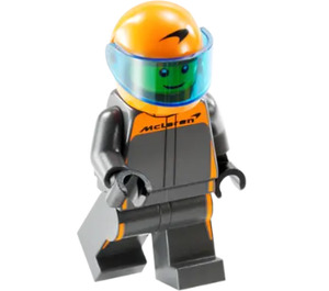 LEGO McLaren Race Förare Minifigur