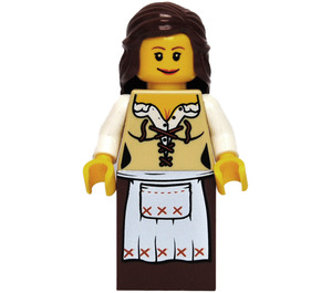 LEGO Middeleeuws Maid Minifiguur