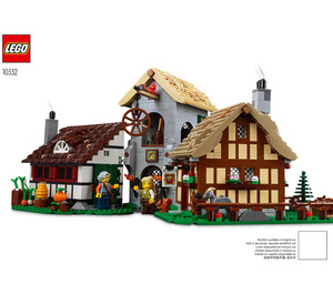 LEGO Medieval Town Vierkant 10332 Instructions