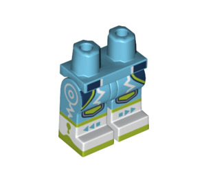LEGO Medium azuurblauw Alien DJ Minifigure Heupen en benen (3815 / 75487)