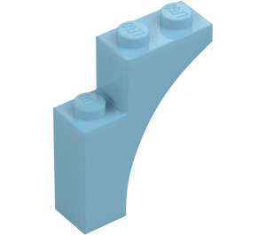 LEGO Medium asurblå Bue 1 x 3 x 3 (13965)