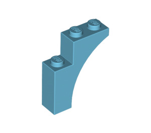LEGO Medium azuurblauw Boog 1 x 3 x 3 (13965)