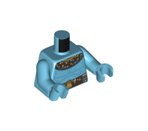 LEGO Średni Azure Attuma Minifigurka Tułów (973 / 76382)