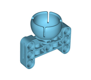 LEGO Medium Azure Beam 3 x 5 with Ball Cup (39370)