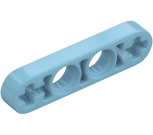 LEGO Medium Azure Beam 4 x 0.5 Thin with Axle Holes (32449 / 63782)