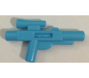 LEGO Medium azuurblauw Blaster Gun - Kort  (58247)
