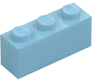 LEGO Mittleres Azure Stein 1 x 3 (3622 / 45505)