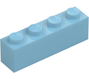 LEGO Středně azurová Kostka 1 x 4 (3010 / 6146)