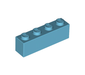 LEGO Medium Azure Brick 1 x 4 (3010 / 6146)