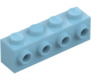 LEGO Medium Azure Brick 1 x 4 with 4 Studs on One Side (30414)