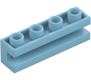 LEGO Azure Moyen Brique 1 x 4 avec rainure (2653)