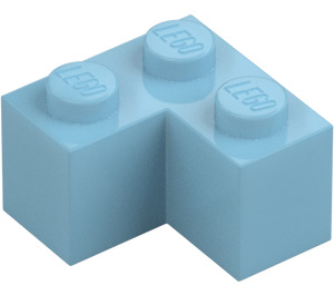 LEGO Medium asurblå Kloss 2 x 2 Hjørne (2357)