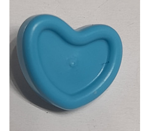 LEGO Medium Azure Heart with Pin | Brick Owl - LEGO Marketplace