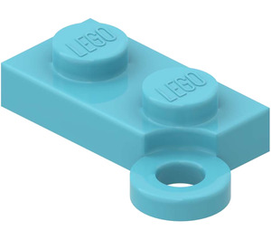 LEGO Medium azuurblauw Scharnier Plaat 1 x 4 Basis (2429)